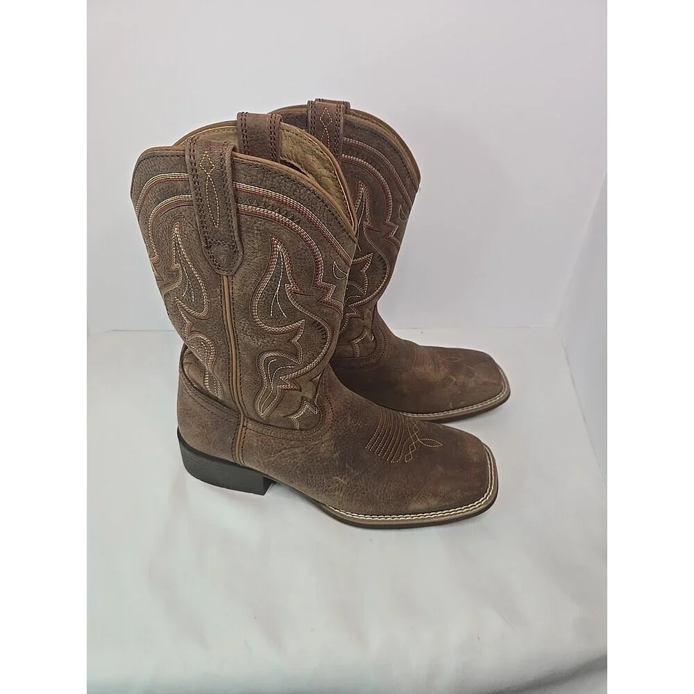 CODY JAMES cush core mens performance western boots-broad square toe size 8D